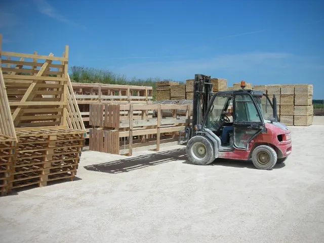 Stockage de palettes-chassis